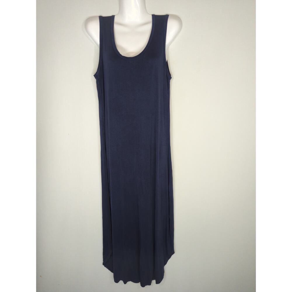New Directions Mojave Moves Blue Maxi Dress Large NWT Navy Modest Party
